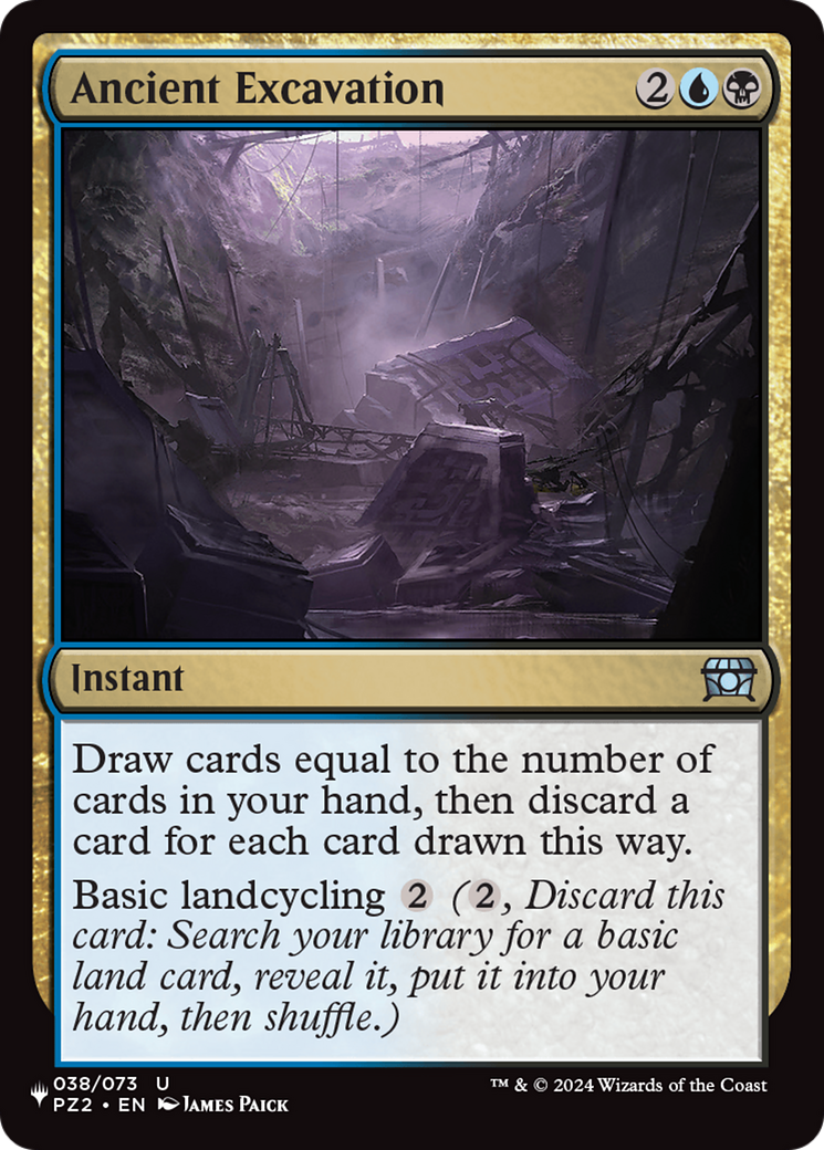 Ancient Excavation [The List] | Jomio and Rueliete's Cards and Comics