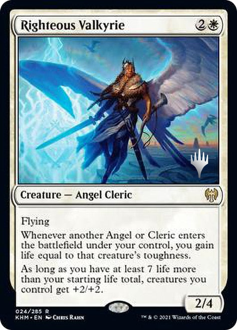 Righteous Valkyrie (Promo Pack) [Kaldheim Promos] | Jomio and Rueliete's Cards and Comics