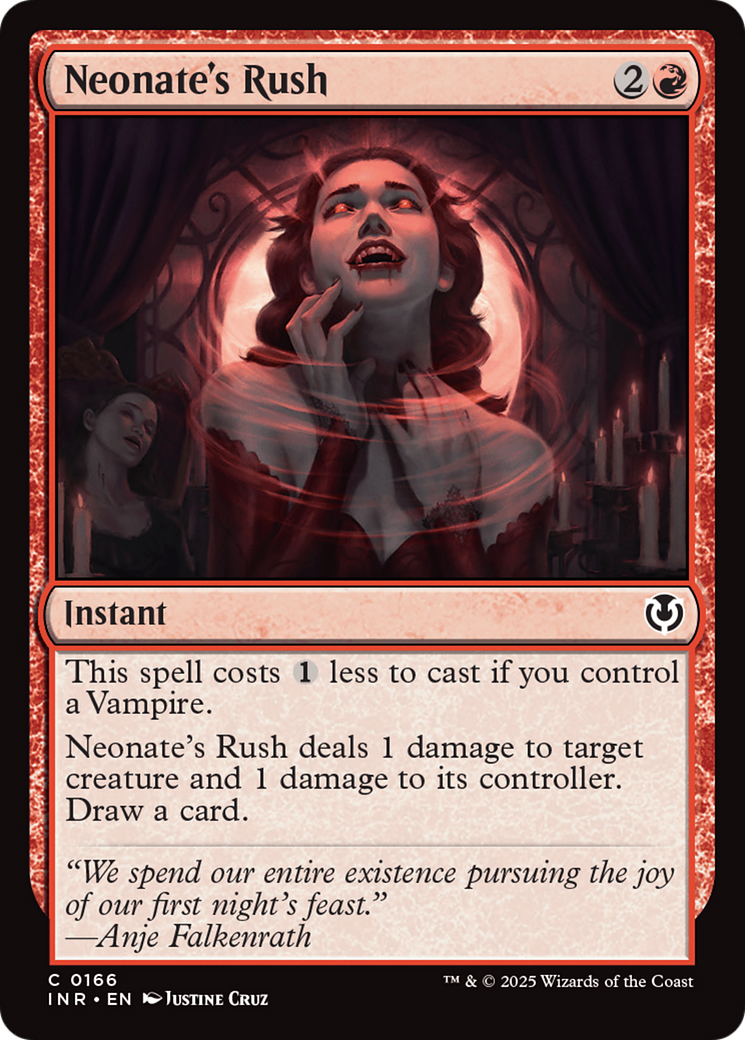 Neonate's Rush [Innistrad Remastered] | Jomio and Rueliete's Cards and Comics