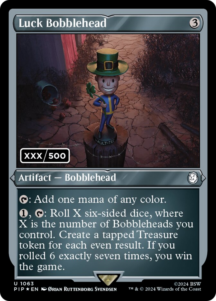 Luck Bobblehead (Serial Numbered) [Fallout] | Jomio and Rueliete's Cards and Comics