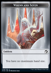 Clue // Wrenn and Seven Emblem Double-Sided Token [Innistrad: Midnight Hunt Tokens] | Jomio and Rueliete's Cards and Comics