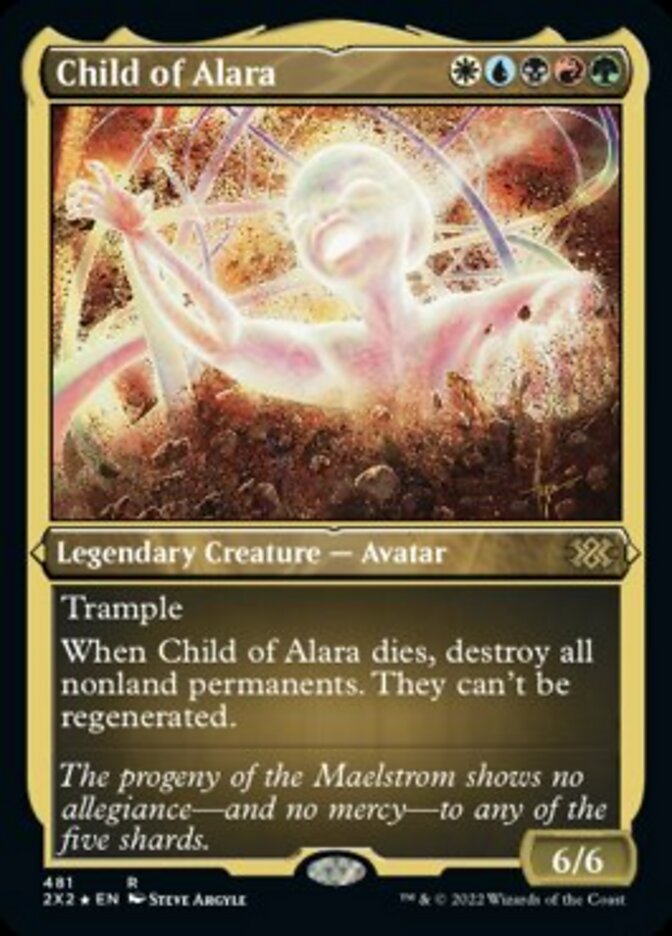 Child of Alara (Foil Etched) [Double Masters 2022] | Jomio and Rueliete's Cards and Comics