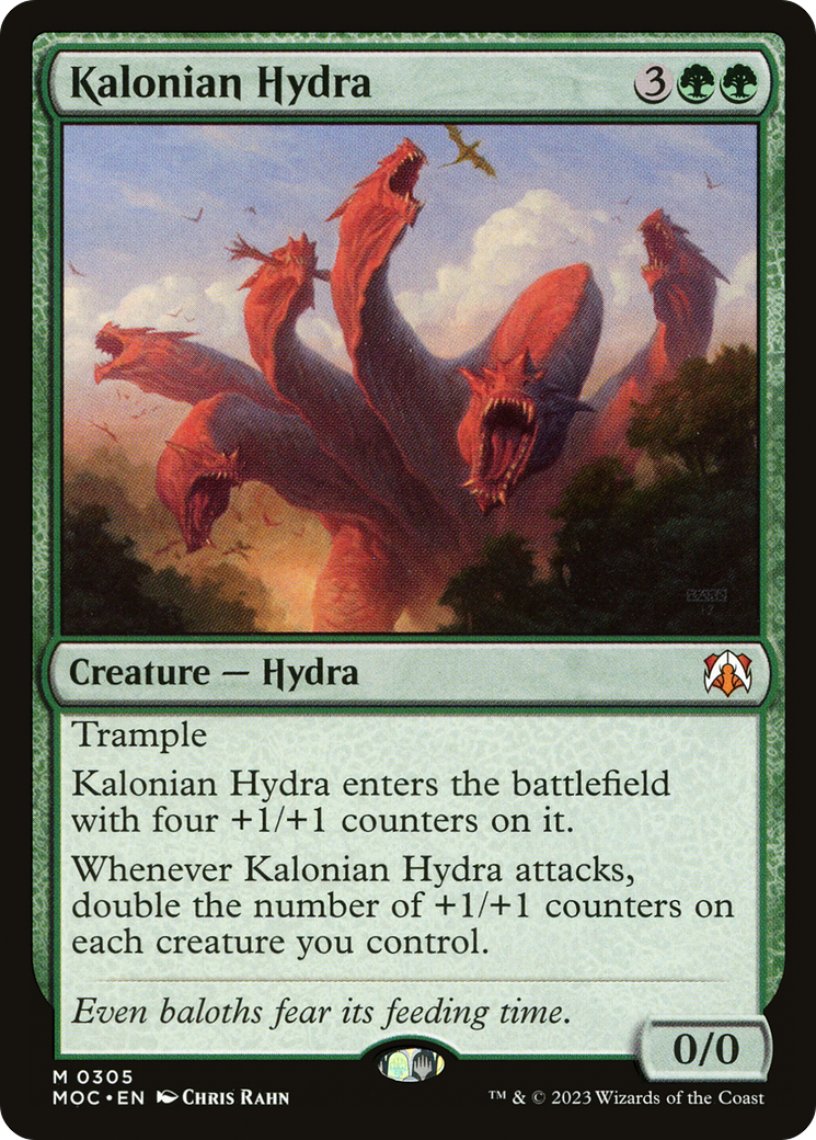 Kalonian Hydra [March of the Machine Commander] | Jomio and Rueliete's Cards and Comics