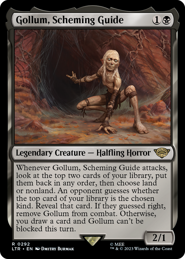 Gollum, Scheming Guide [The Lord of the Rings: Tales of Middle-Earth] | Jomio and Rueliete's Cards and Comics