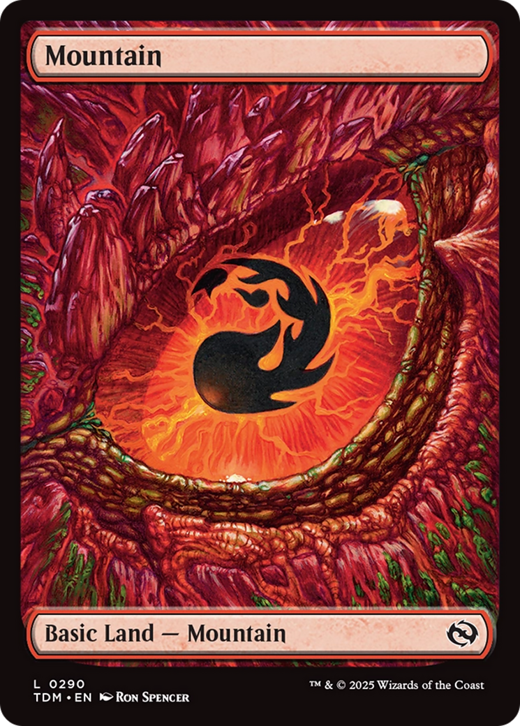 Mountain (0290) [Tarkir: Dragonstorm] | Jomio and Rueliete's Cards and Comics