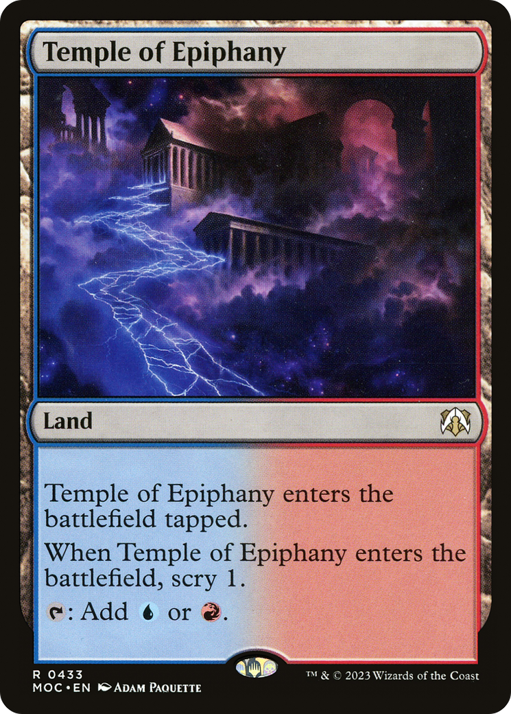 Temple of Epiphany [March of the Machine Commander] | Jomio and Rueliete's Cards and Comics