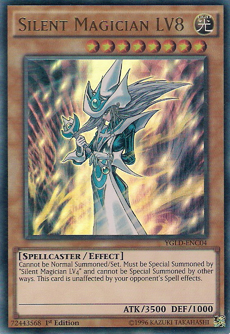 Silent Magician LV8 [YGLD-ENC04] Ultra Rare | Jomio and Rueliete's Cards and Comics