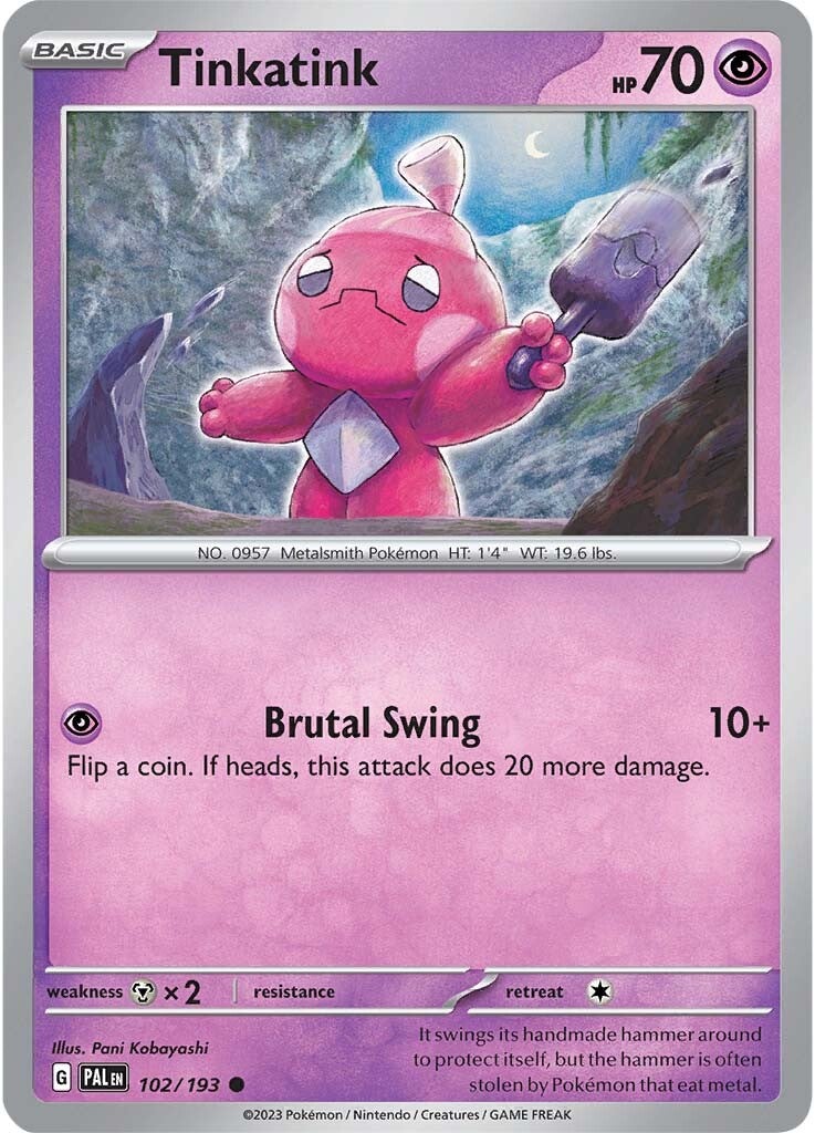 Tinkatink (102/193) [Scarlet & Violet: Paldea Evolved] | Jomio and Rueliete's Cards and Comics
