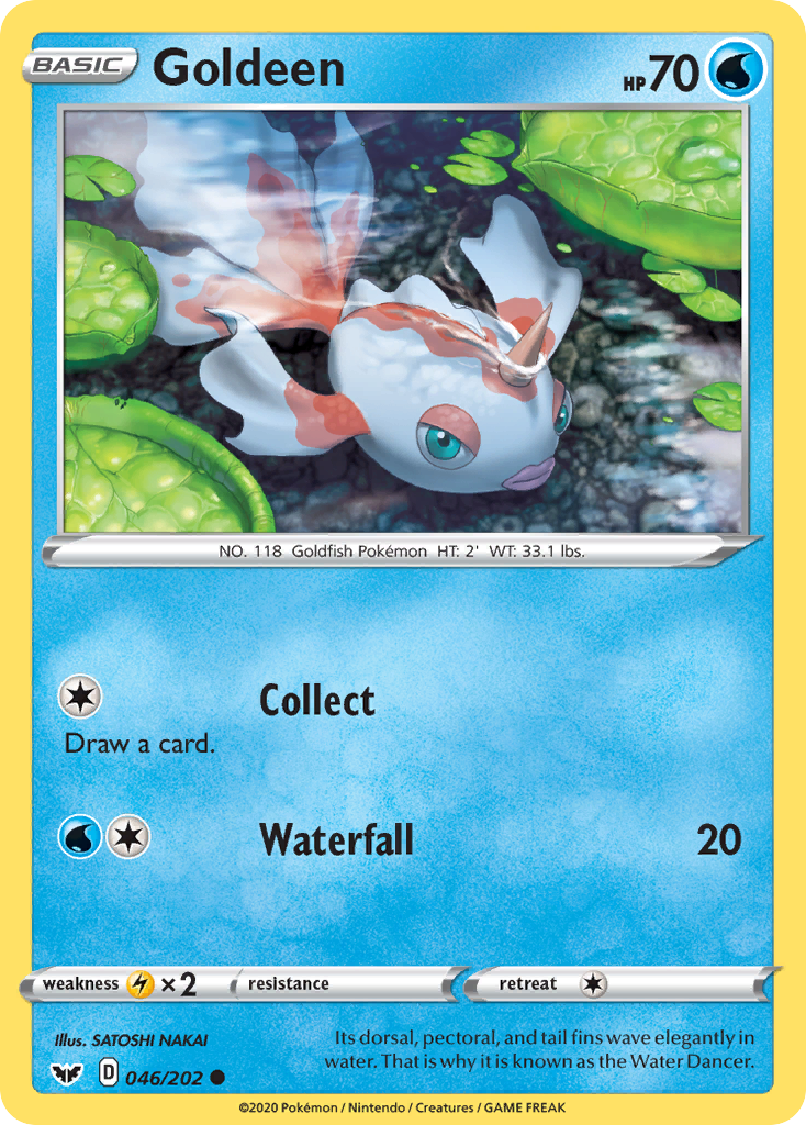 Goldeen (046/202) [Sword & Shield: Base Set] | Jomio and Rueliete's Cards and Comics