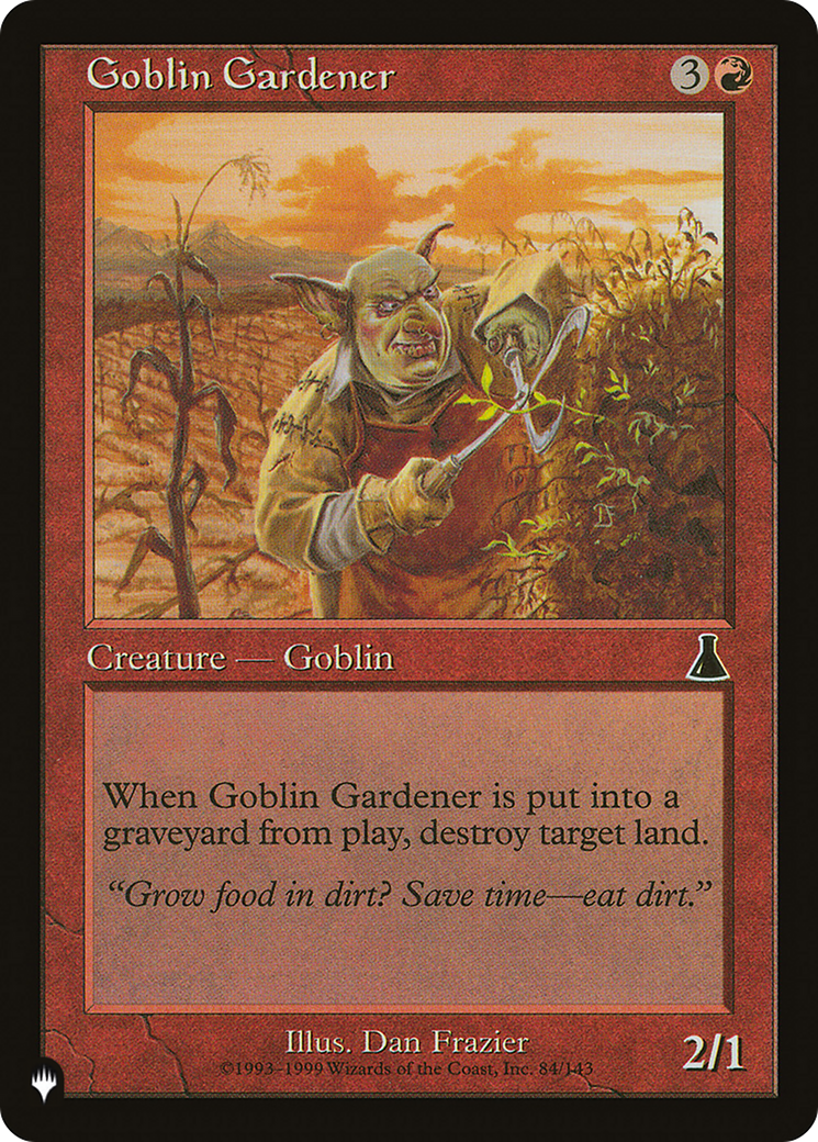 Goblin Gardener [The List] | Jomio and Rueliete's Cards and Comics