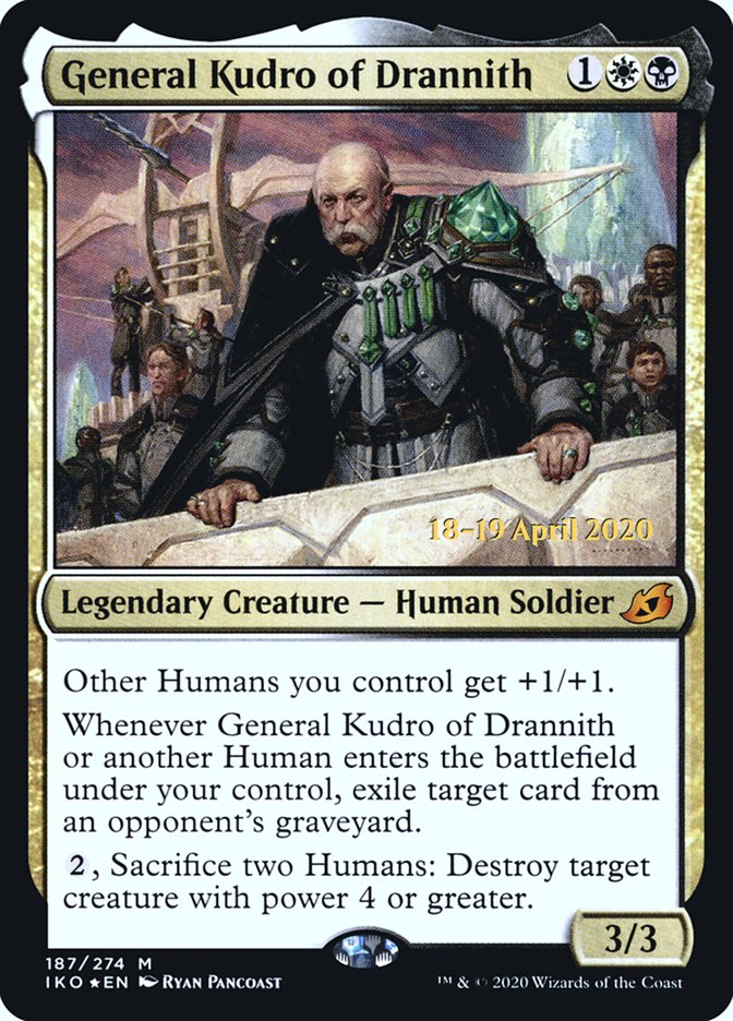 General Kudro of Drannith [Ikoria: Lair of Behemoths Prerelease Promos] | Jomio and Rueliete's Cards and Comics