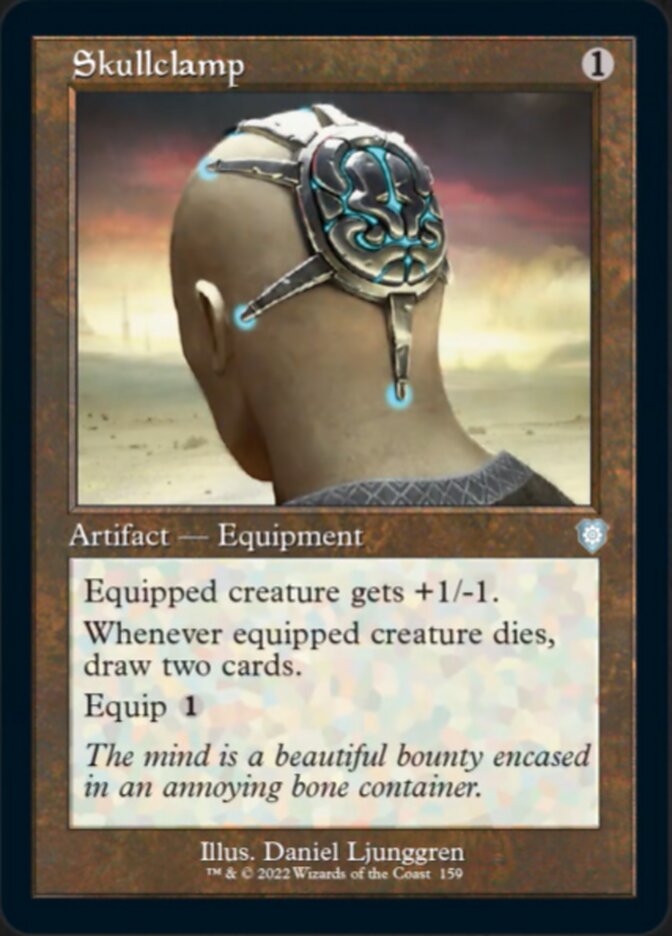 Skullclamp (Retro) [The Brothers' War Commander] | Jomio and Rueliete's Cards and Comics