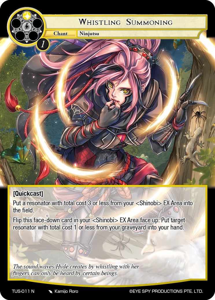 Whistling Summoning (TUS-011 N) [The Underworld of Secrets] | Jomio and Rueliete's Cards and Comics
