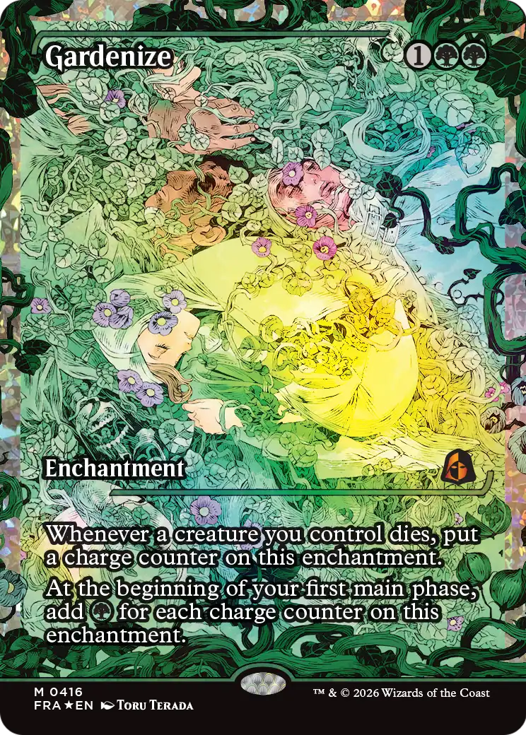 Gardenize (Showcase) (Fracture Foil) (0416) [Reality Fracture] | Jomio and Rueliete's Cards and Comics