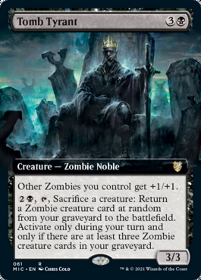 Tomb Tyrant (Extended Art) [Innistrad: Midnight Hunt Commander] | Jomio and Rueliete's Cards and Comics