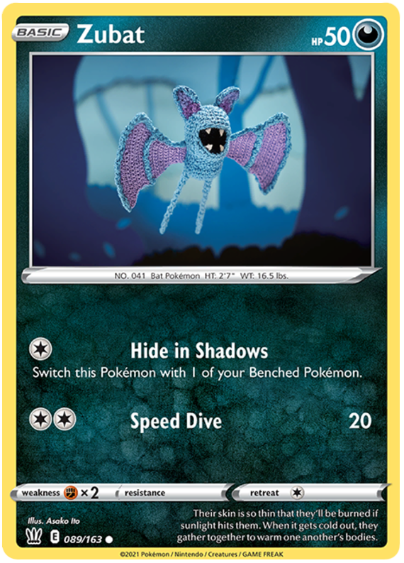 Zubat (089/163) [Sword & Shield: Battle Styles] | Jomio and Rueliete's Cards and Comics