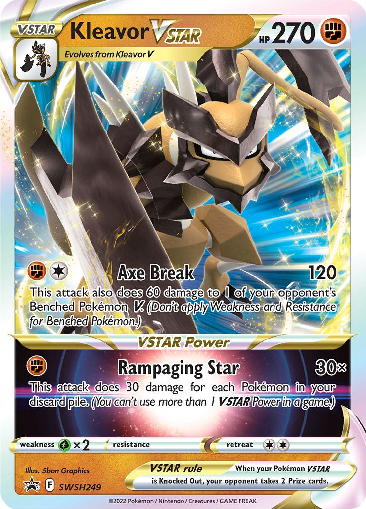 Kleavor VSTAR (SWSH249) (Jumbo Card) [Sword & Shield: Black Star Promos] | Jomio and Rueliete's Cards and Comics