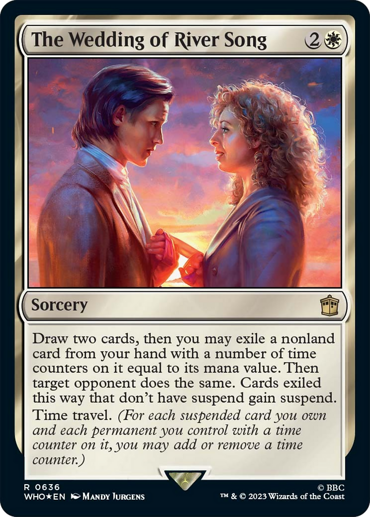 The Wedding of River Song (Surge Foil) [Doctor Who] | Jomio and Rueliete's Cards and Comics