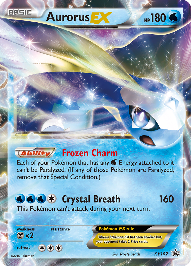 Aurorus EX (XY102) [XY: Black Star Promos] | Jomio and Rueliete's Cards and Comics