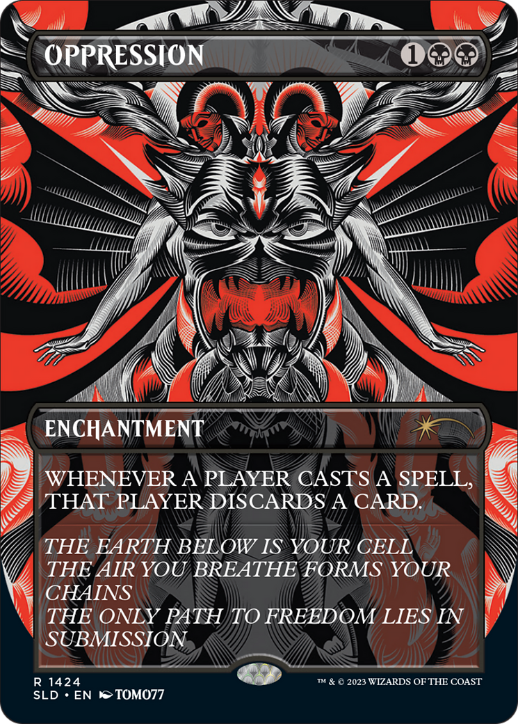 Oppression [Secret Lair Drop Series] | Jomio and Rueliete's Cards and Comics