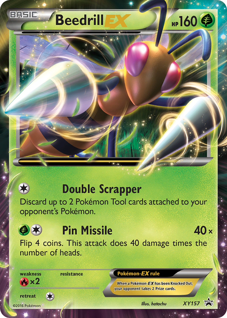 Beedrill EX (XY157) [XY: Black Star Promos] | Jomio and Rueliete's Cards and Comics