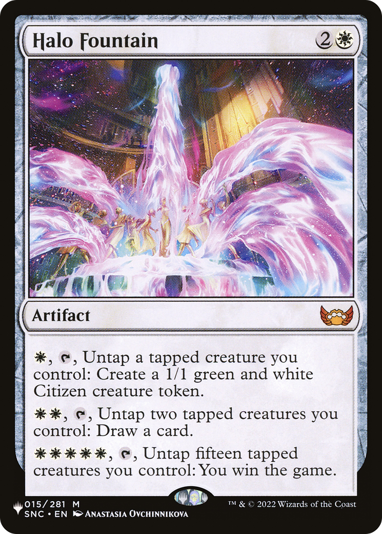 Halo Fountain [The List] | Jomio and Rueliete's Cards and Comics