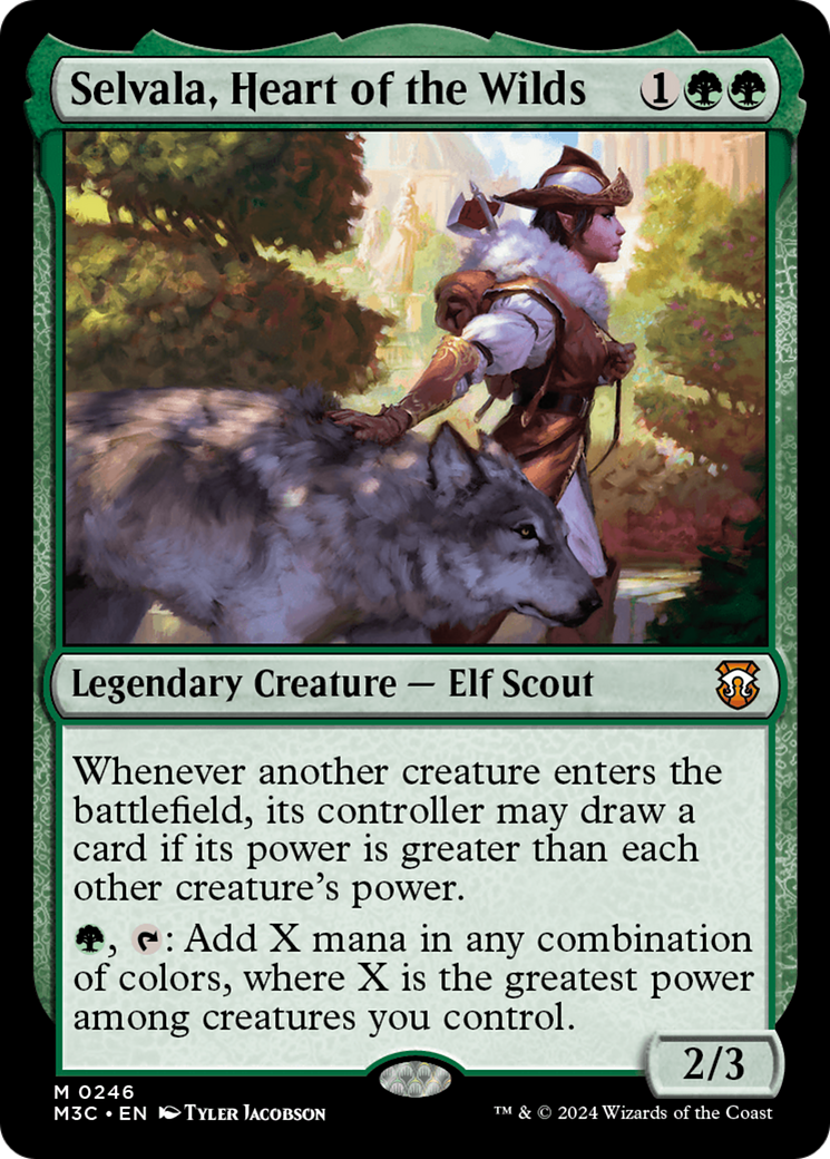 Selvala, Heart of the Wilds (Ripple Foil) [Modern Horizons 3 Commander] | Jomio and Rueliete's Cards and Comics