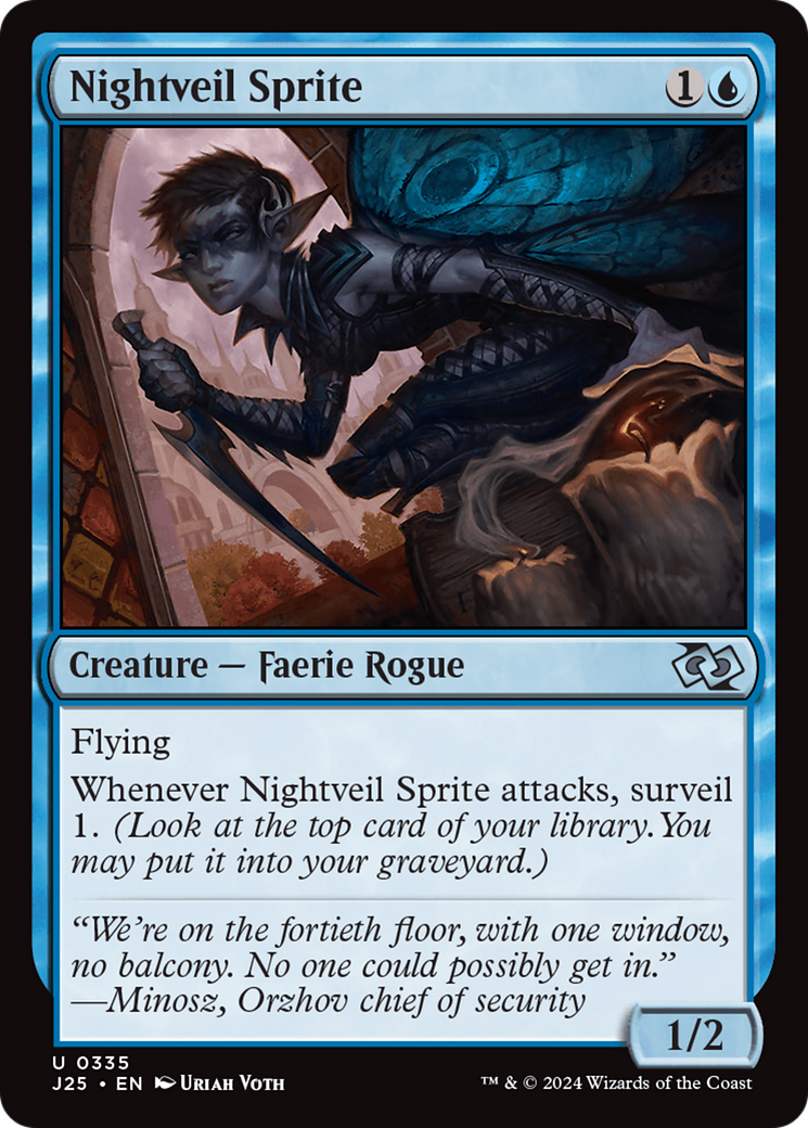 Nightveil Sprite [Foundations Jumpstart] | Jomio and Rueliete's Cards and Comics
