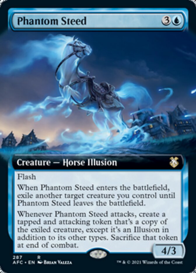 Phantom Steed (Extended Art) [Dungeons & Dragons: Adventures in the Forgotten Realms Commander] | Jomio and Rueliete's Cards and Comics