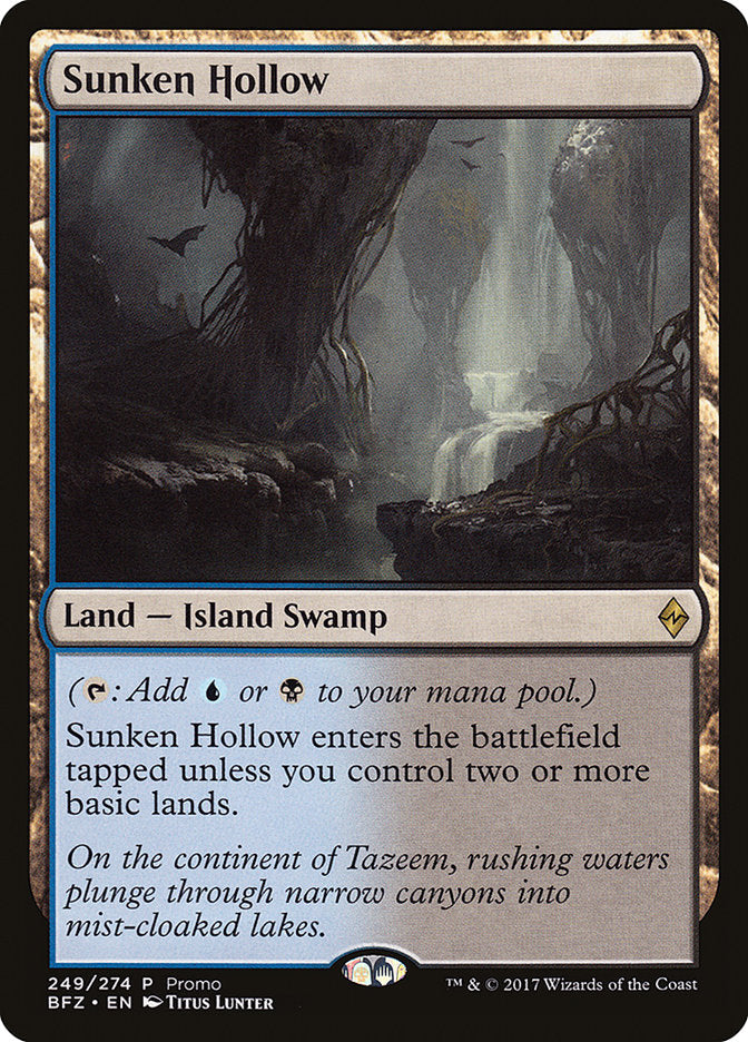 Sunken Hollow (Promo) [Standard Showdown Promos] | Jomio and Rueliete's Cards and Comics