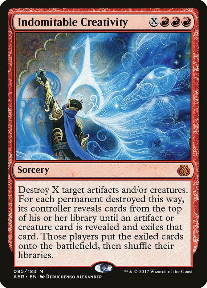 Indomitable Creativity [Aether Revolt] | Jomio and Rueliete's Cards and Comics