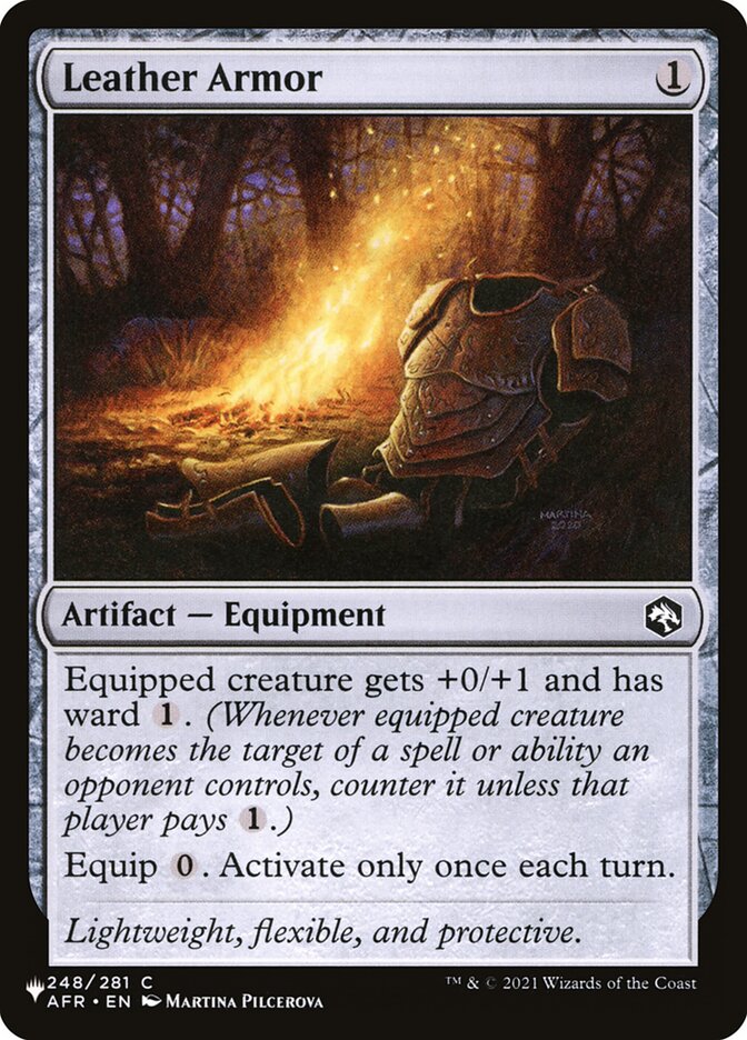 Leather Armor [The List] | Jomio and Rueliete's Cards and Comics