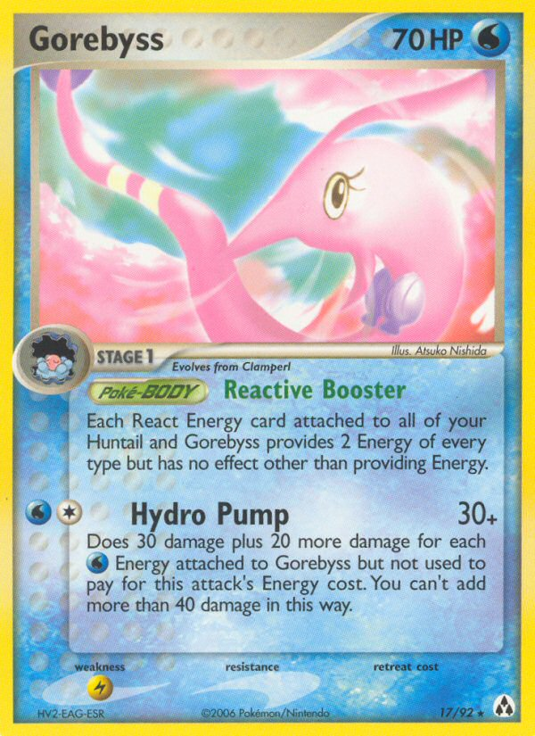 Gorebyss (17/92) [EX: Legend Maker] | Jomio and Rueliete's Cards and Comics