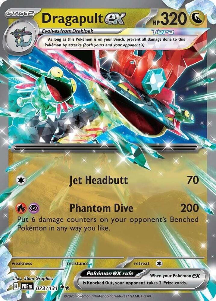 Dragapult ex (073/131) [Scarlet & Violet: Prismatic Evolutions] | Jomio and Rueliete's Cards and Comics