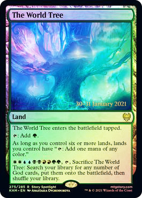 The World Tree [Kaldheim Prerelease Promos] | Jomio and Rueliete's Cards and Comics