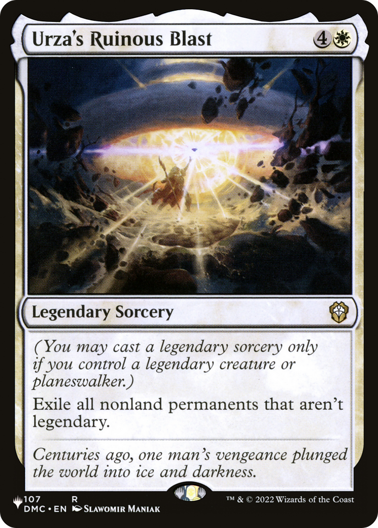 Urza's Ruinous Blast [Secret Lair: From Cute to Brute] | Jomio and Rueliete's Cards and Comics