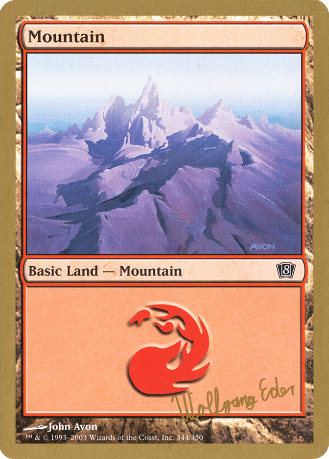 Mountain (Wolfgang Eder) [World Championship Decks 2003] | Jomio and Rueliete's Cards and Comics
