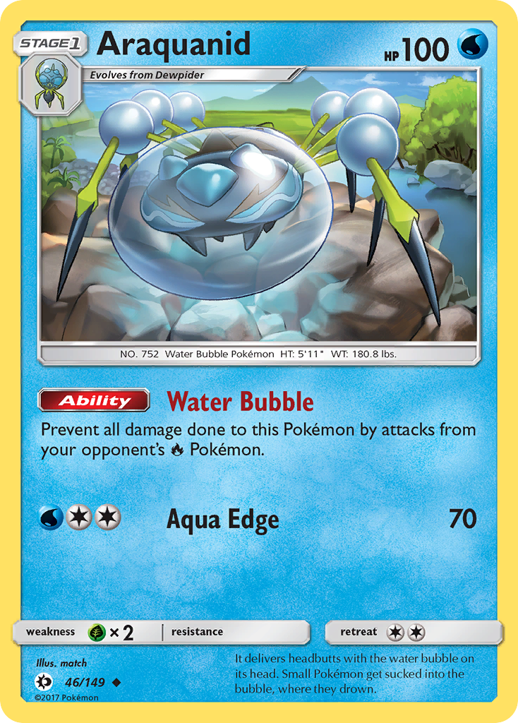 Araquanid (46/149) [Sun & Moon: Base Set] | Jomio and Rueliete's Cards and Comics