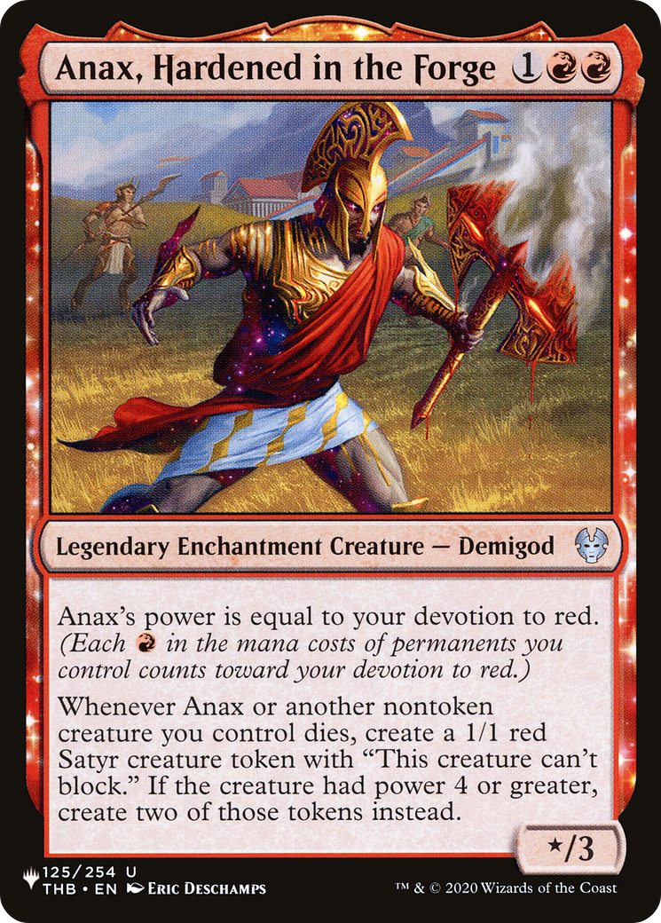 Anax, Hardened in the Forge [The List] | Jomio and Rueliete's Cards and Comics