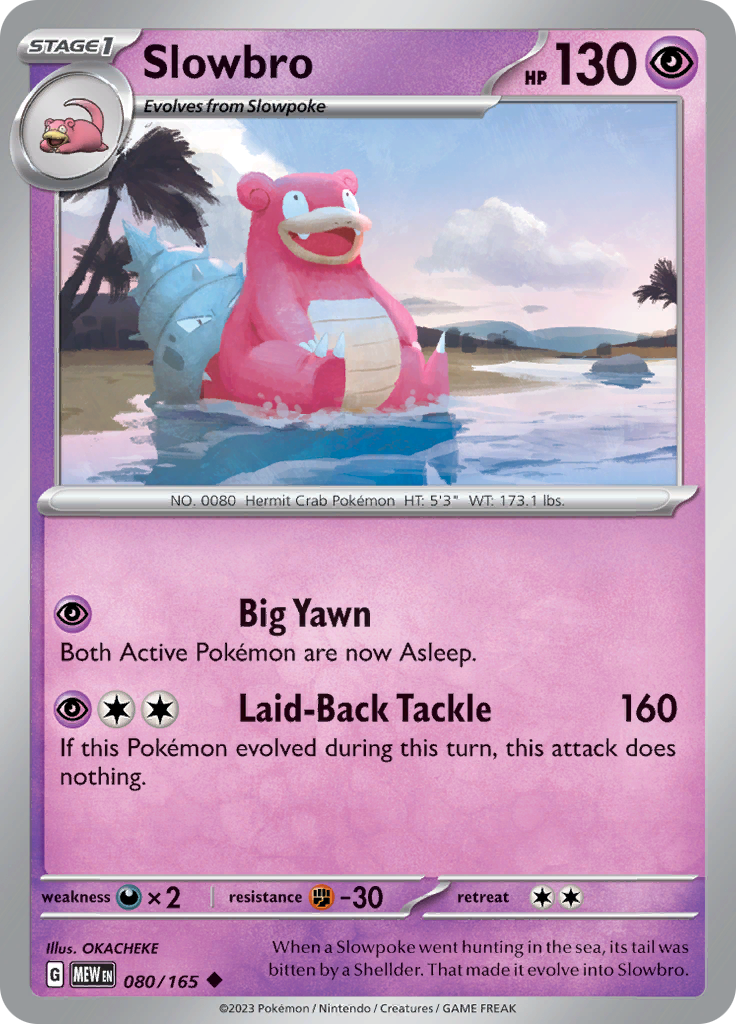 Slowbro (080/165) [Scarlet & Violet 151] | Jomio and Rueliete's Cards and Comics