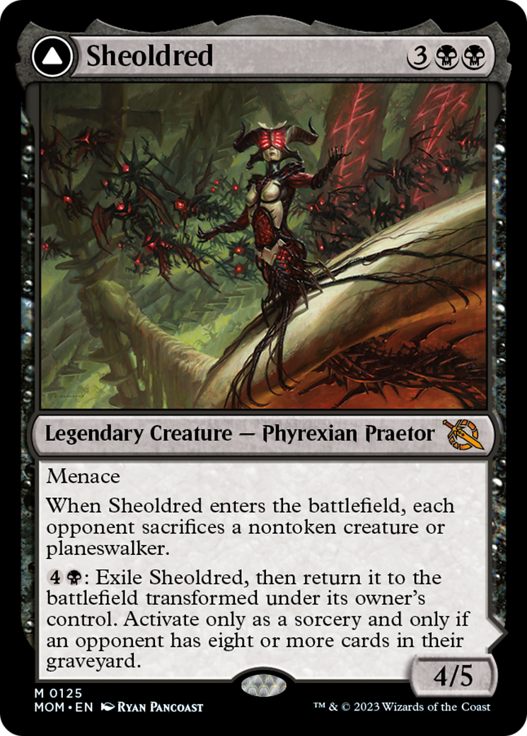 Sheoldred // The True Scriptures [March of the Machine] | Jomio and Rueliete's Cards and Comics