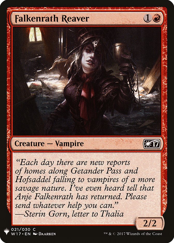 Falkenrath Reaver [Mystery Booster] | Jomio and Rueliete's Cards and Comics