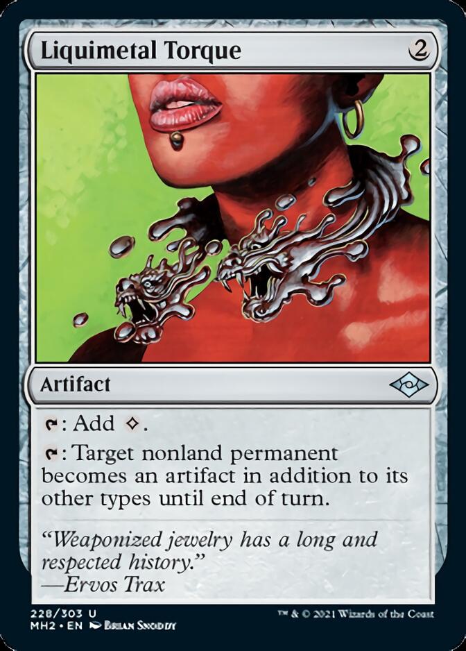 Liquimetal Torque [Modern Horizons 2] | Jomio and Rueliete's Cards and Comics