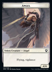 Soldier // Angel Double-Sided Token [Dominaria United Tokens] | Jomio and Rueliete's Cards and Comics