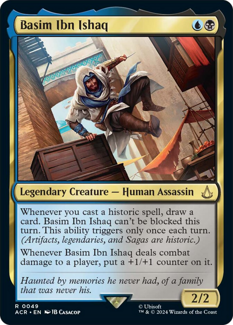 Basim Ibn Ishaq [Assassin's Creed] | Jomio and Rueliete's Cards and Comics