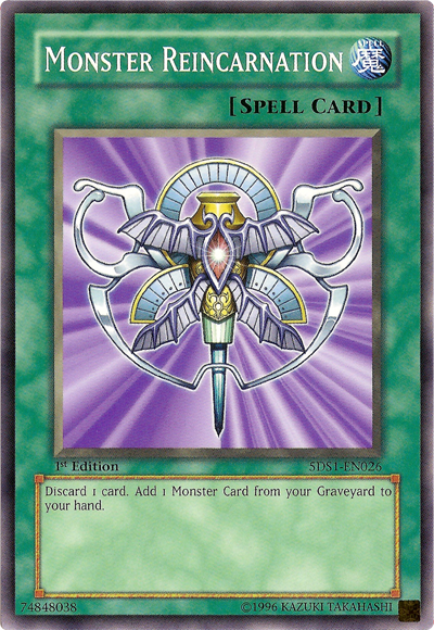 Monster Reincarnation [5DS1-EN026] Common | Jomio and Rueliete's Cards and Comics