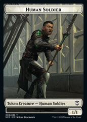 Eldrazi // Human Soldier Double-Sided Token [Streets of New Capenna Commander Tokens] | Jomio and Rueliete's Cards and Comics