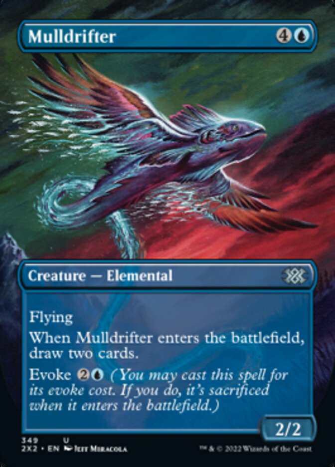 Mulldrifter (Borderless Alternate Art) [Double Masters 2022] | Jomio and Rueliete's Cards and Comics
