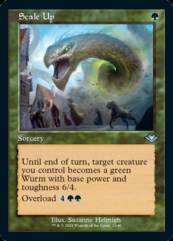 Scale Up (Retro Foil Etched) [Modern Horizons] | Jomio and Rueliete's Cards and Comics