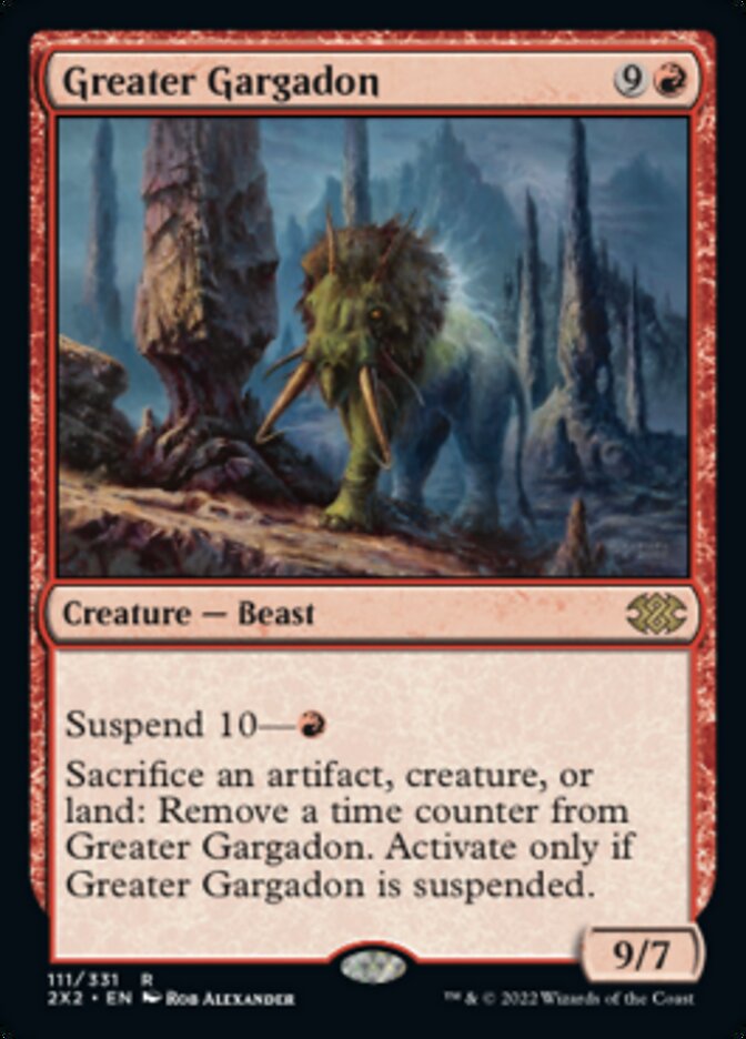 Greater Gargadon [Double Masters 2022] | Jomio and Rueliete's Cards and Comics